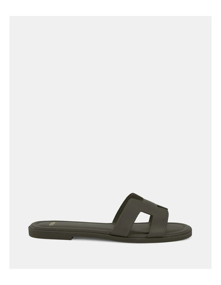 Sachie Slides in Khaki image 1