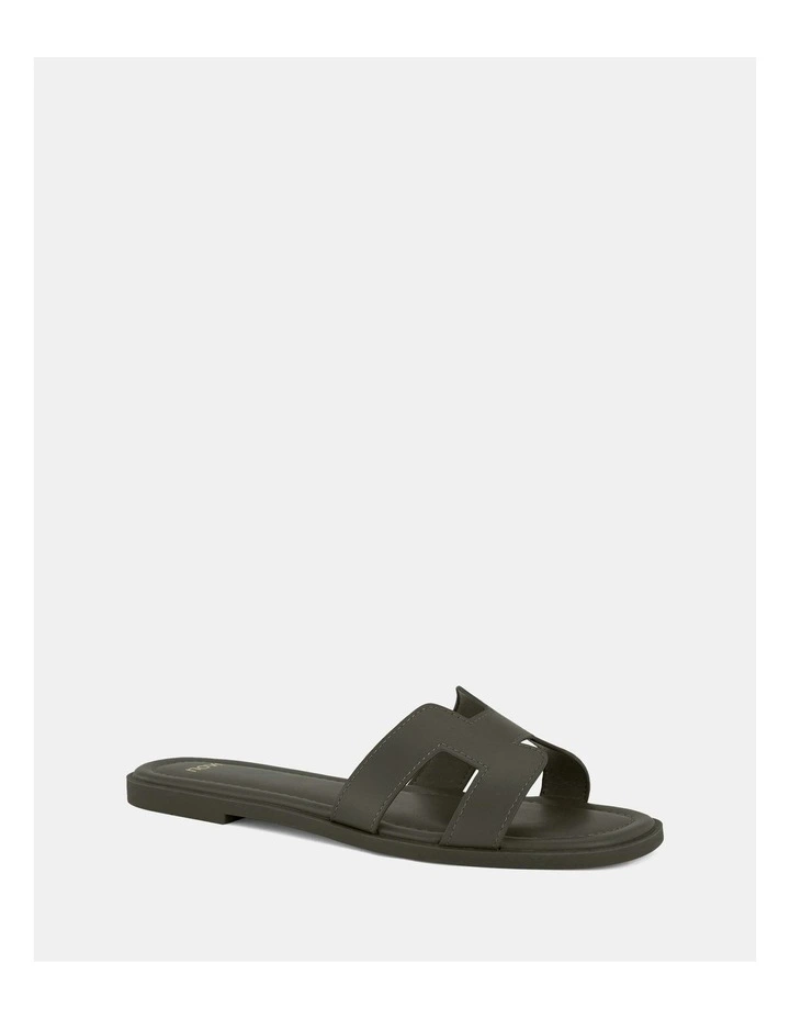Sachie Slides in Khaki image 3