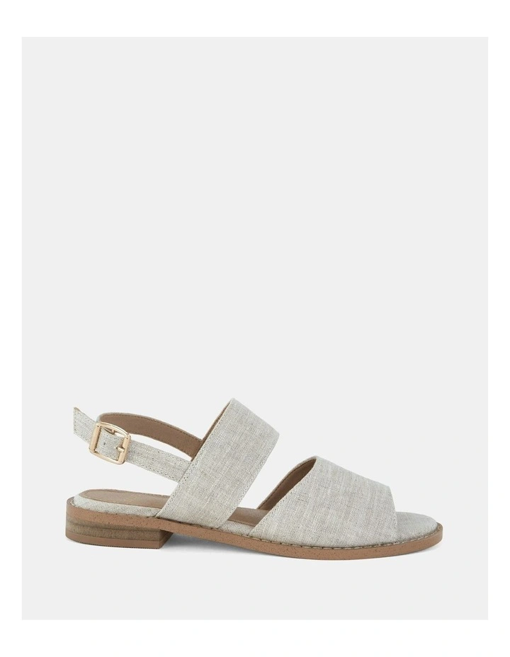 Tails Strappy Flats in Grey image 1