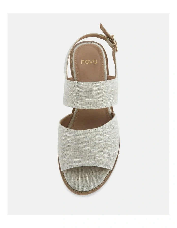Tails Strappy Flats in Grey image 4