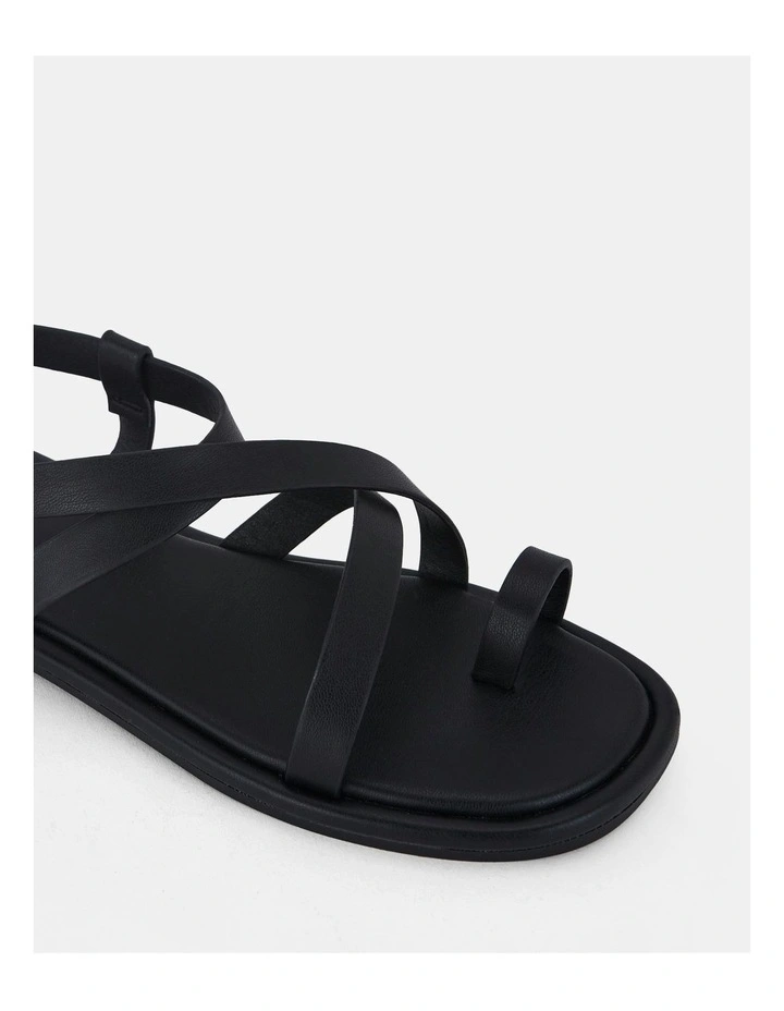 Trastevere Sandles in Black image 3