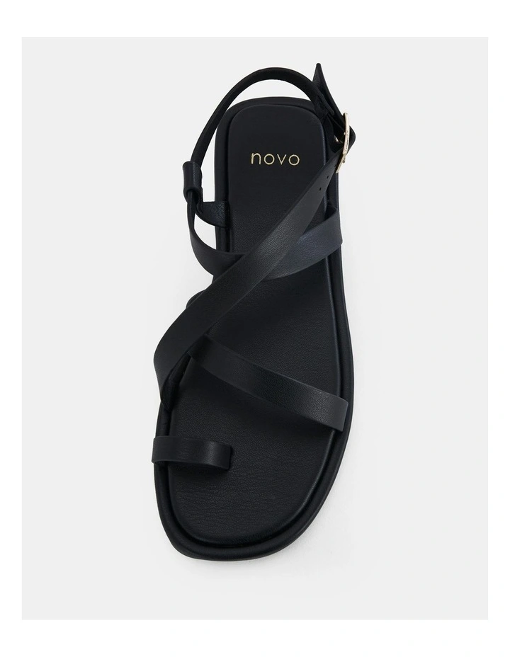 Trastevere Sandles in Black image 4