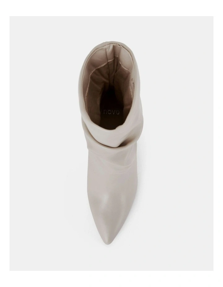 Doza Ankle Boots in Cream image 4