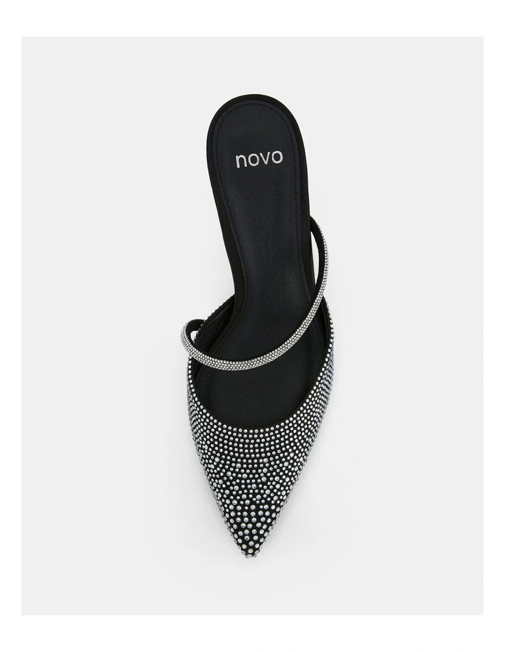 Padua Mules in Black image 5