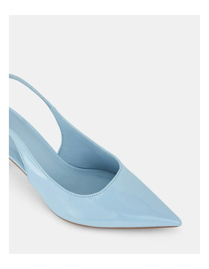 Zindy Heels in Sky Blue Patent image 4