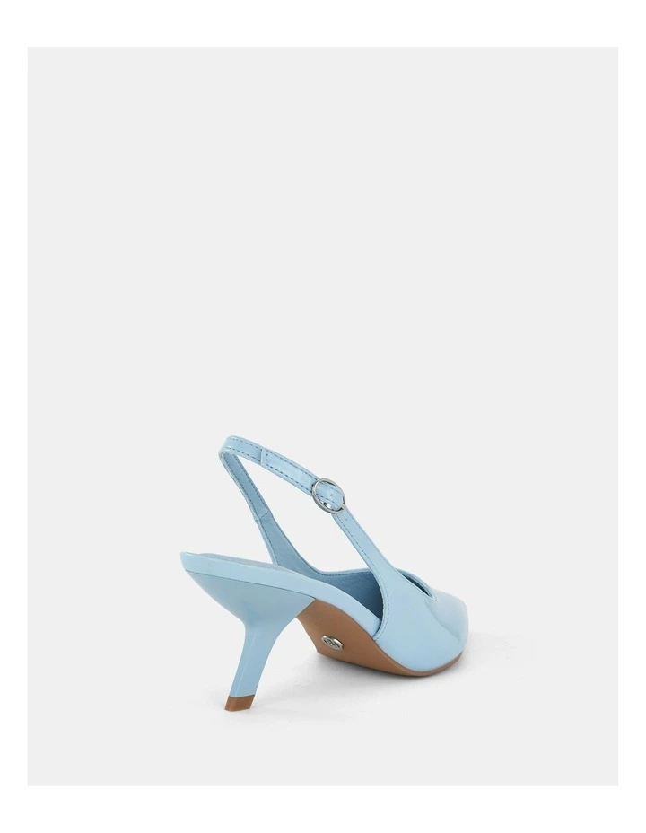 Zindy Heels in Sky Blue Patent image 6