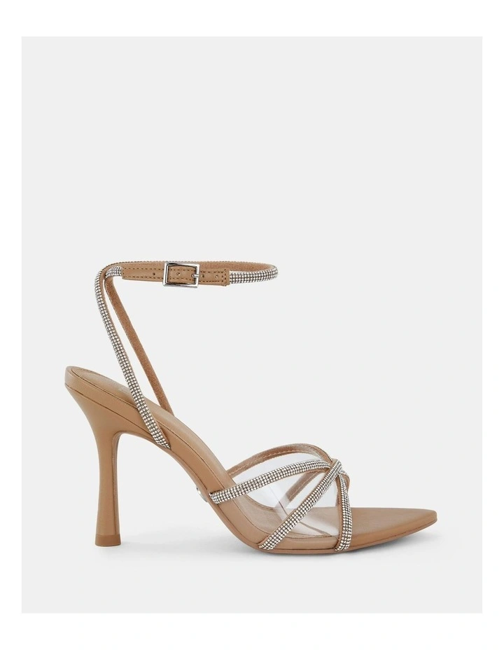 Poison Strappy Sandals in Camel image 1