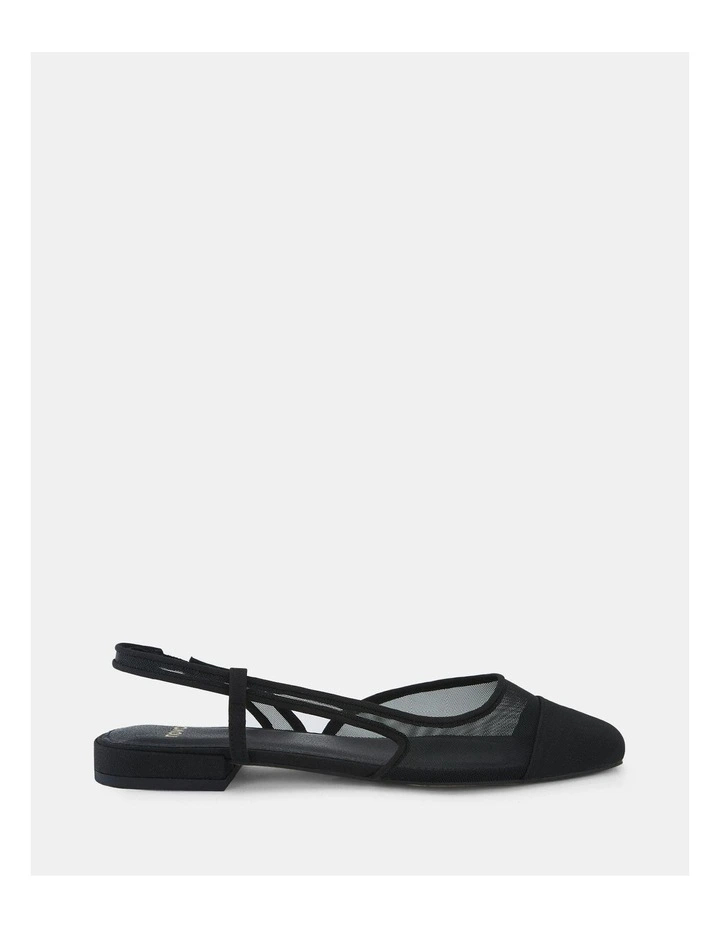 Classic Ballet Flats in Black Mesh image 1