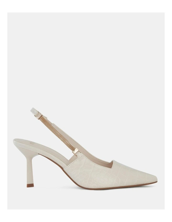 Inigo Pumps in Cream Croc image 1