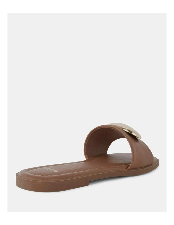 Siera Slide Sandals in Caramel image 5