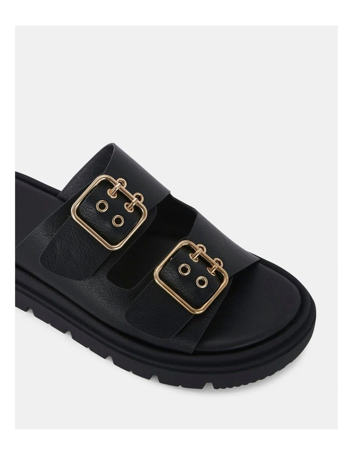 Stellan Slip-on Sandals in Black image 3