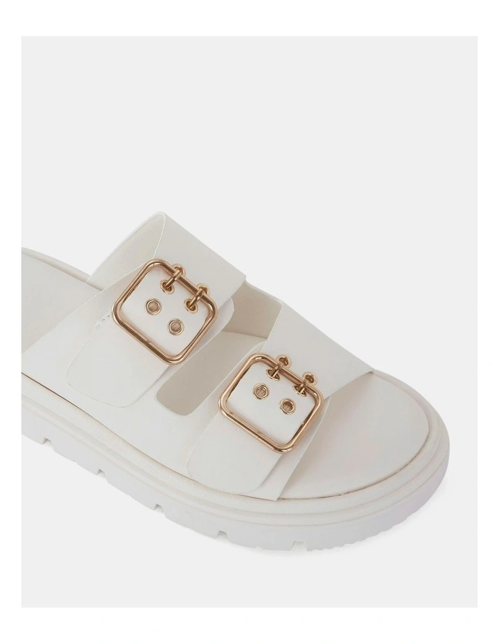 Stellan Slip-on Sandals in White image 3