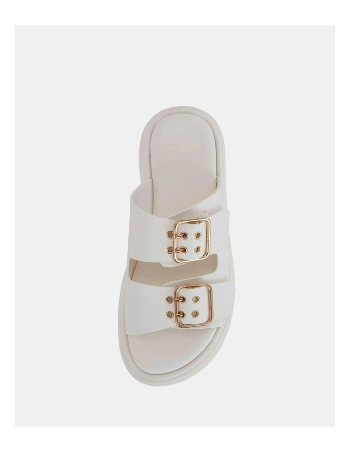Stellan Slip-on Sandals in White image 4