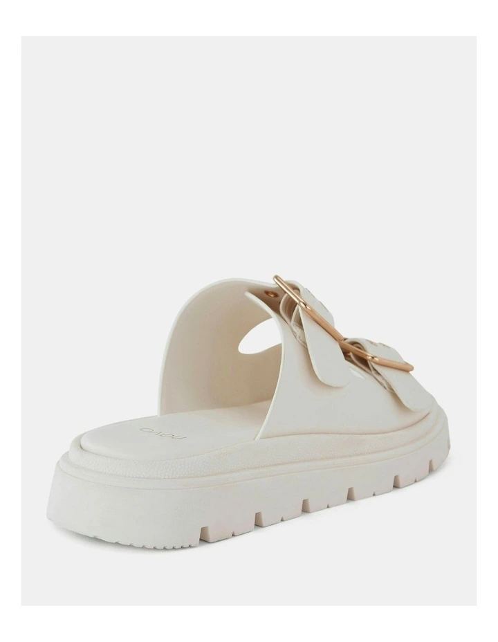 Stellan Slip-on Sandals in White image 5