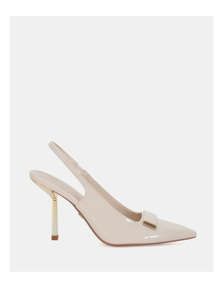 Irosa Slingback Pumps in Cream Patent image 1