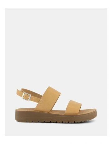 Tamsan Strappy Sandals in Camel