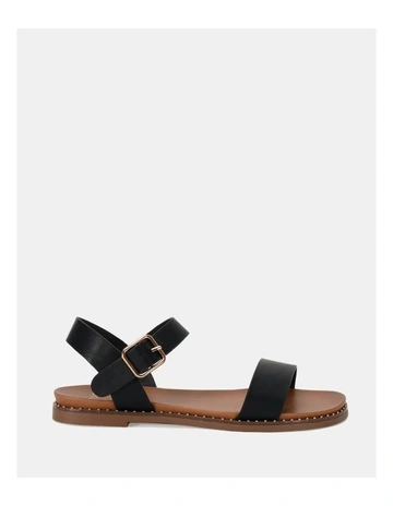 Trainor Strappy Sandals in Black
