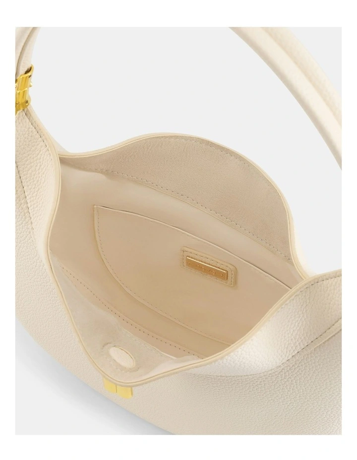 Amiera Top Handle Bag in White image 3