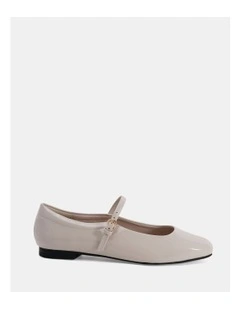 Carabello Ballet in Cream Patent