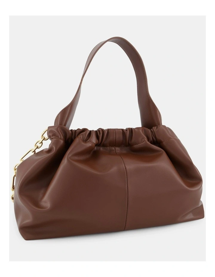 Azzar Shoulder Bag in Milk Chocolate image 2