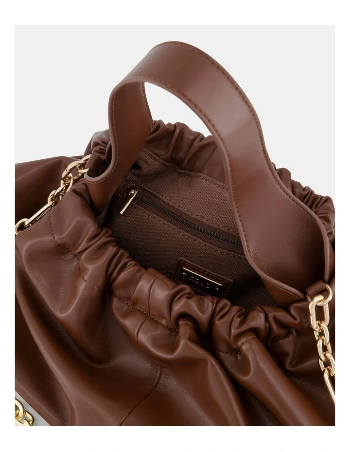 Azzar Shoulder Bag in Milk Chocolate image 3