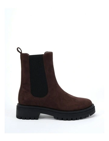 Doctor Boots in Espresso Suede