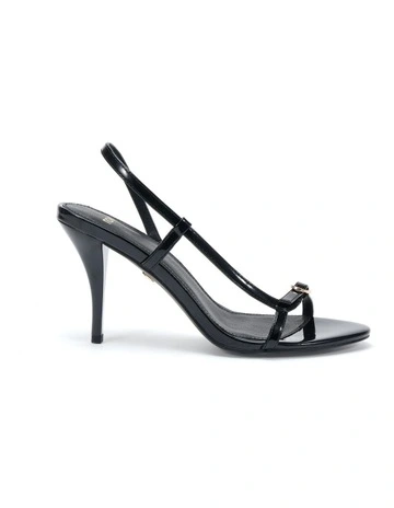 Zandee Heels in Black Patent