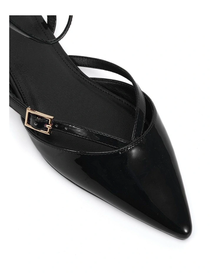 Calanthe Flat Shoe in Black image 4