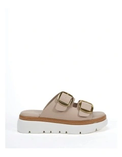 Bellamy Sandal in White Sand