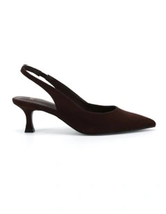 Idinna Pointed Toe Shoe in Brown