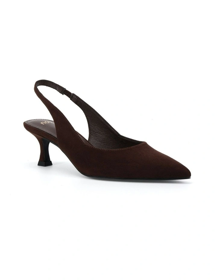 Idinna Pointed Toe Shoe in Brown image 2