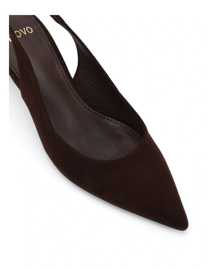 Idinna Pointed Toe Shoe in Brown image 4
