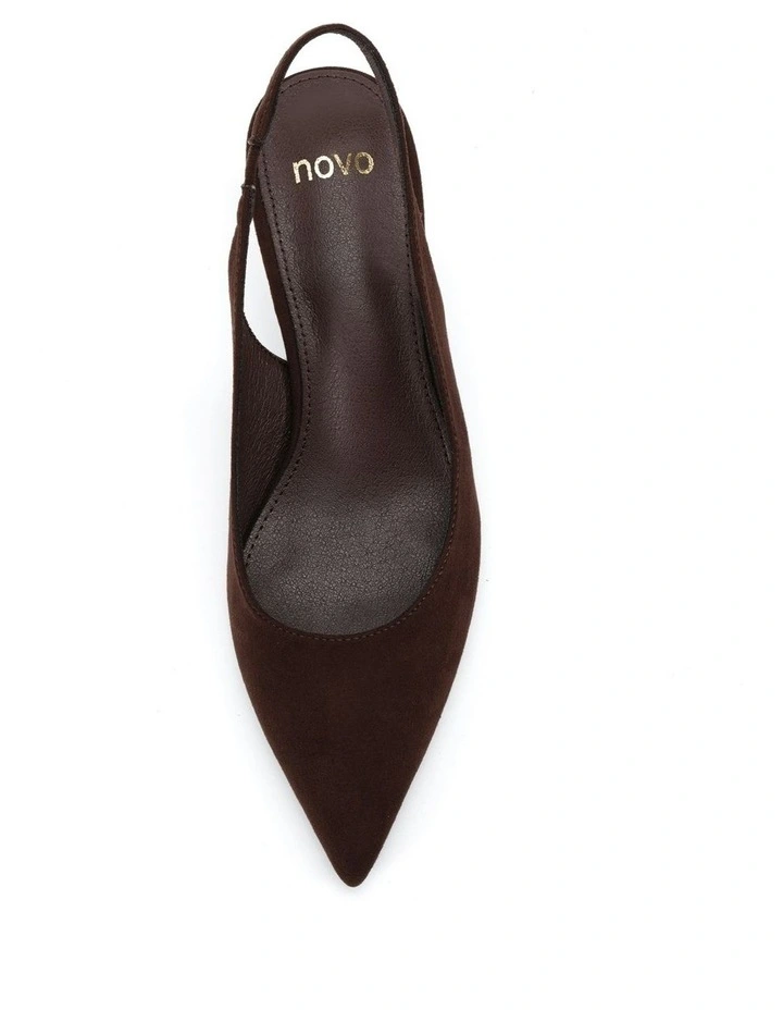 Idinna Pointed Toe Shoe in Brown image 5