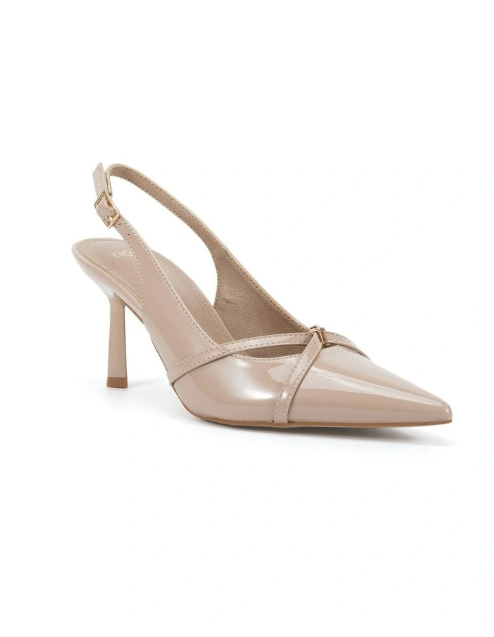 Irona Pointed Toe Shoe in Beige image 2