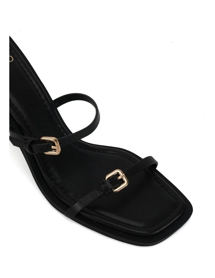 Marques Heeled Mule in Black image 4