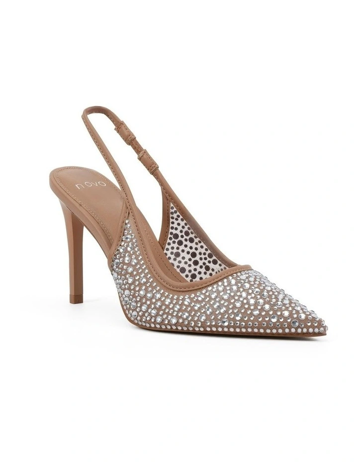 Petronilla Pointed Toe Shoe in Brown image 2