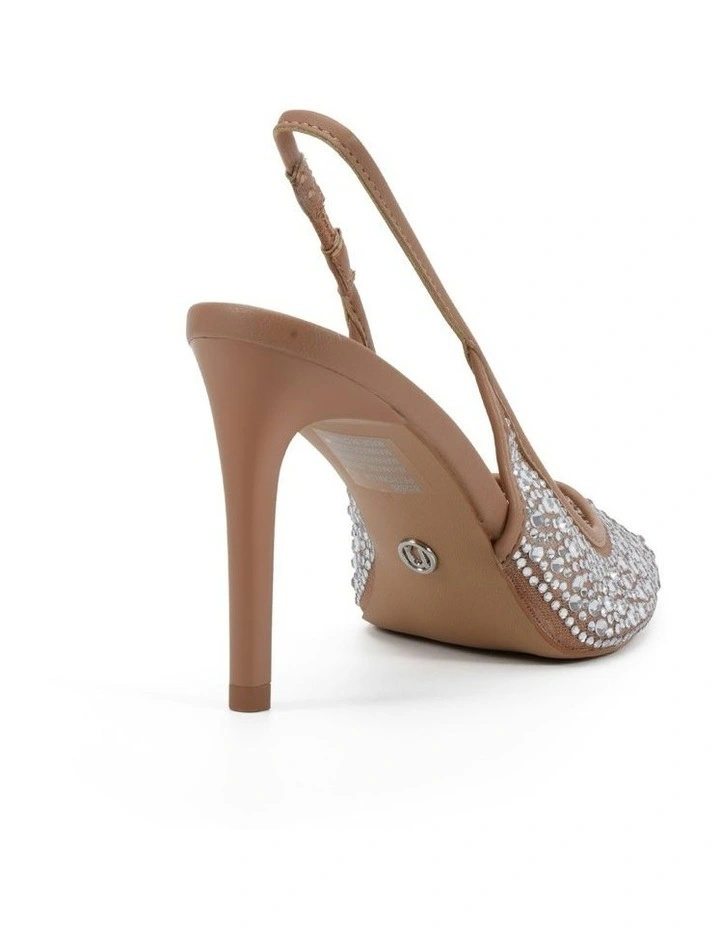 Petronilla Pointed Toe Shoe in Brown image 3