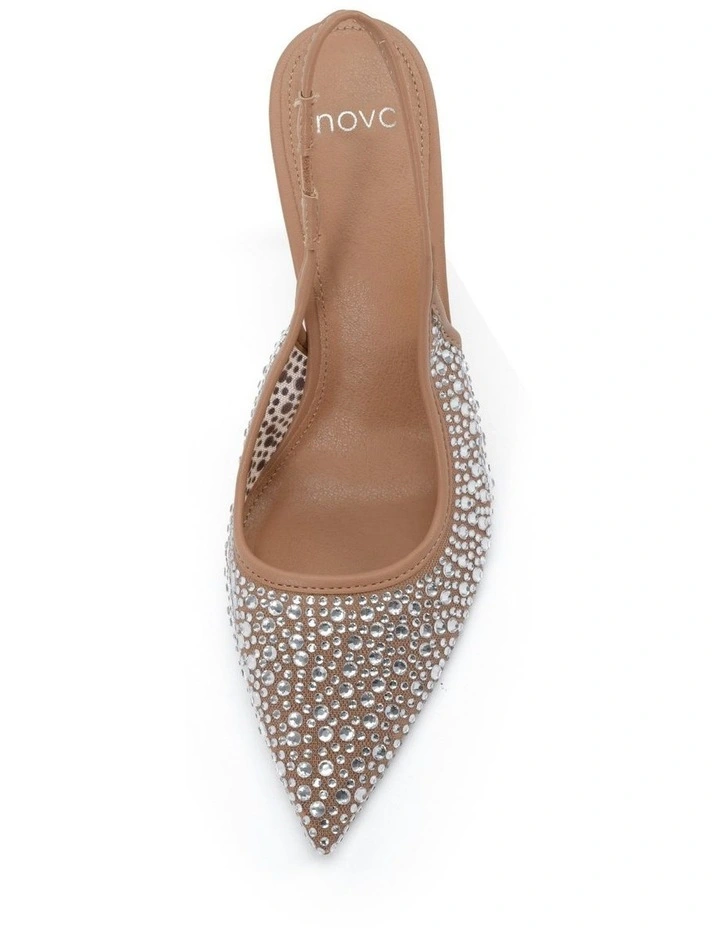 Petronilla Pointed Toe Shoe in Brown image 5