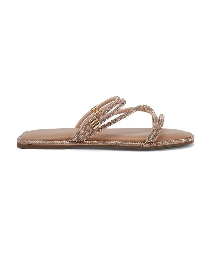 Sibella Flat Thong in Red image 1