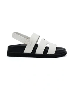 Tarquin Sandal in White