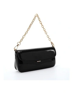 Alora Bag in Black Patent