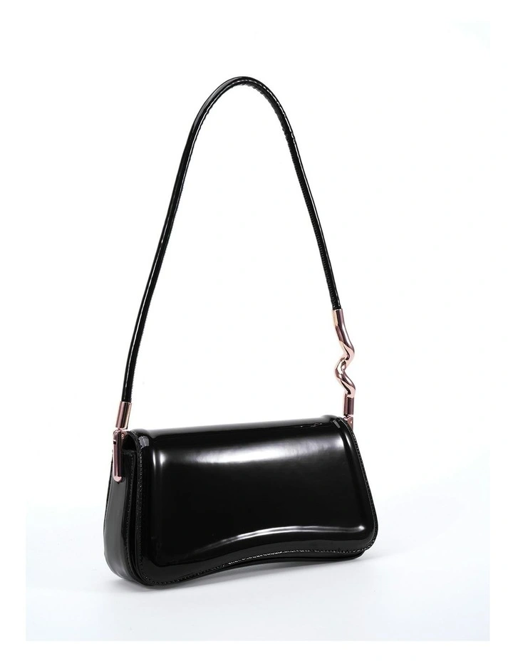 Ayra Bag in Black Patent image 1