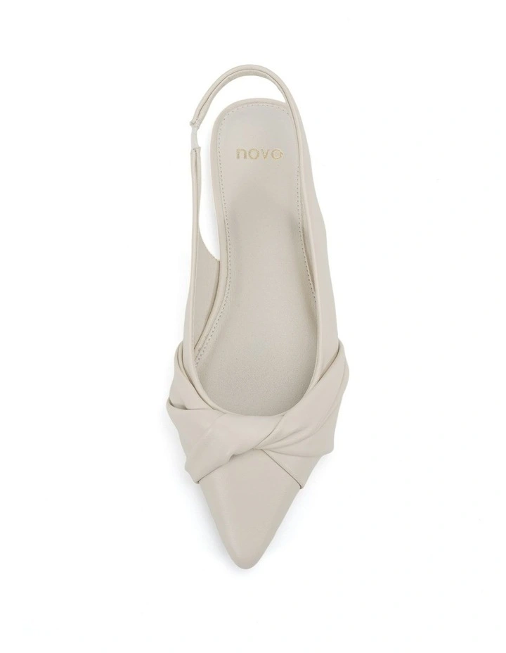 Carenna Flats in Cream image 5