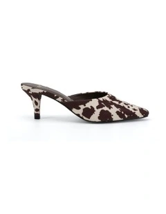 Irvine Mule in Animal Print