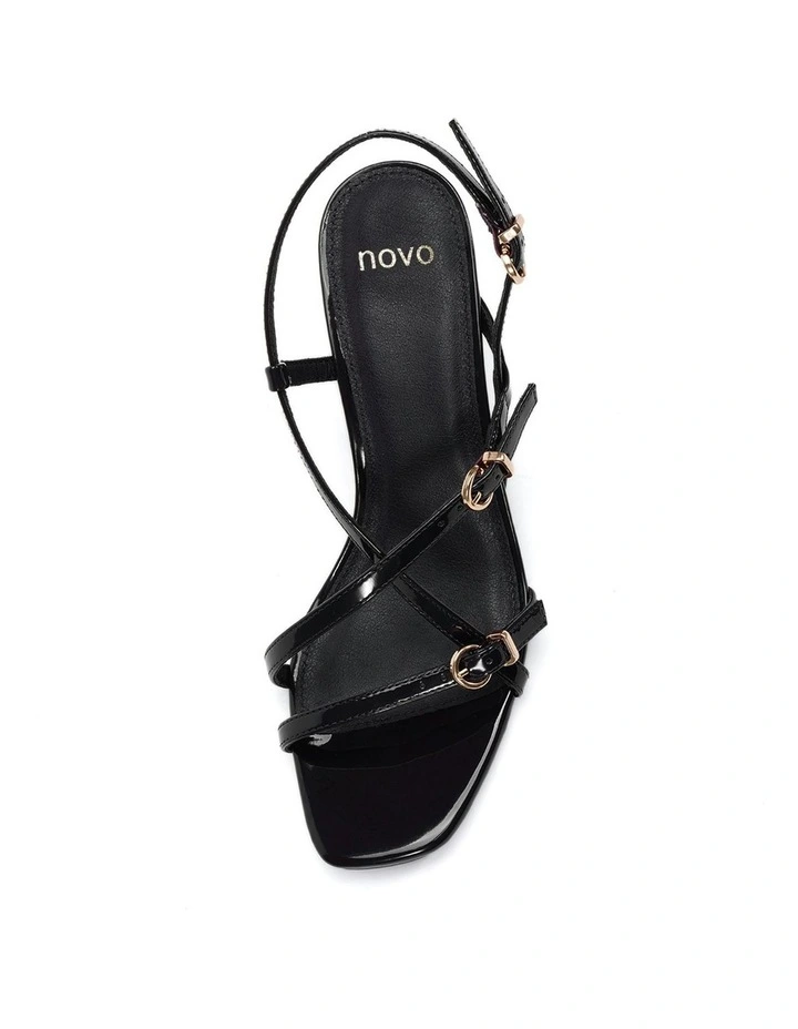 Vesper Heels in Black Patent image 5