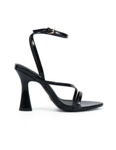 Zabine Heels in Black Patent