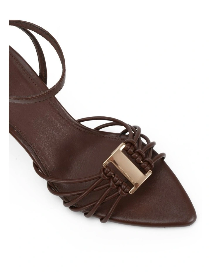 Zarria Heels in Milk Chocolate image 4