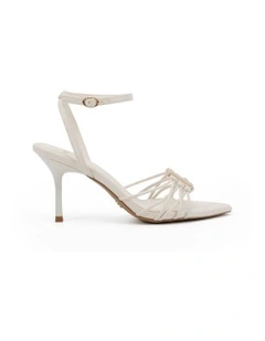 Zarria Heels in White