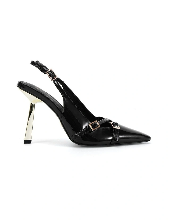 Ztella Heels in Black Patent image 1