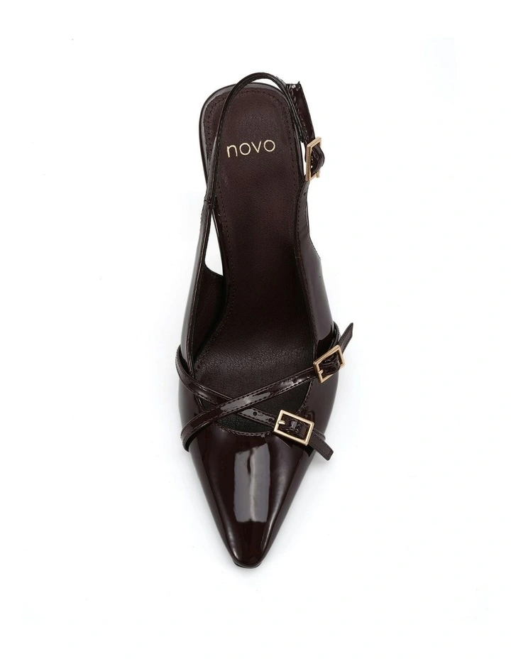 Ztella Heels in Espresso Patent image 5